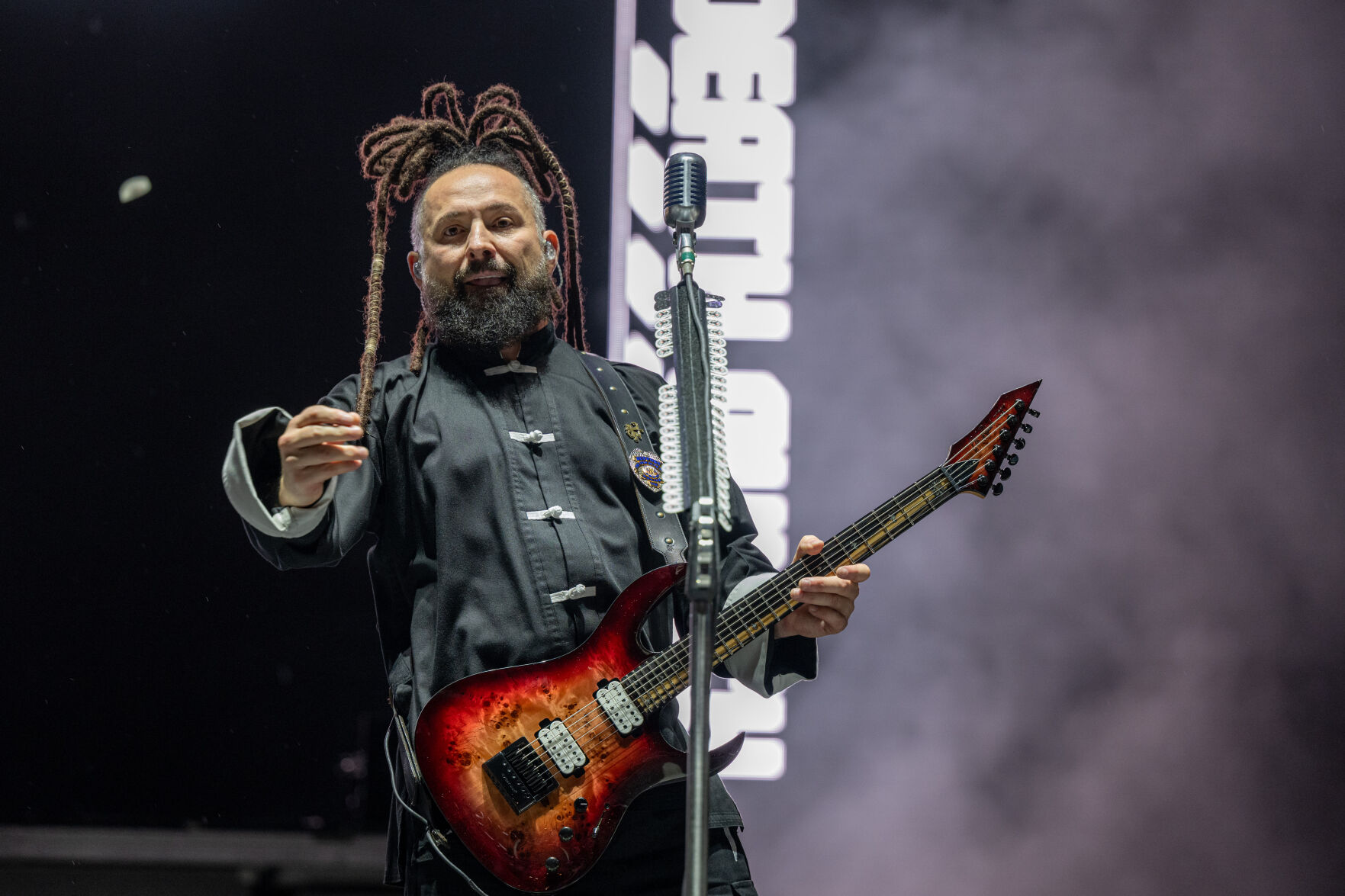 Five Finger Death on stage at Louder Than Life 2024